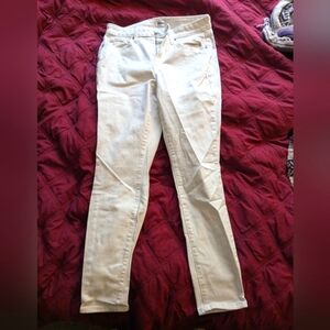 Sonoma Curvy Skinny White Jeans